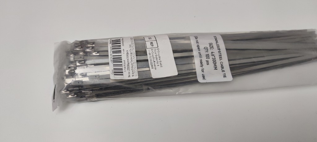 Набір стяжок з нержавіючої сталі