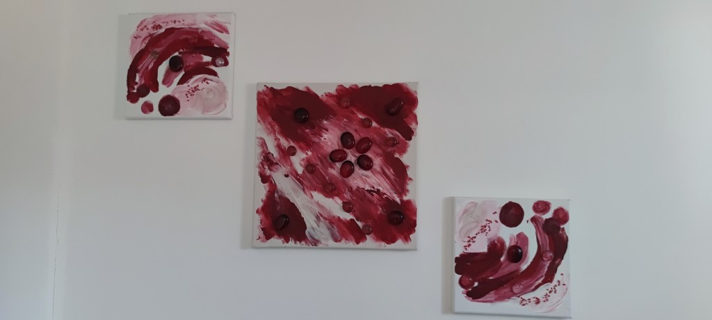 Абстрактна картина на полотні