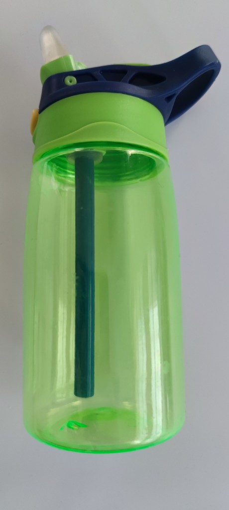 Пляшка для води з трубочкою